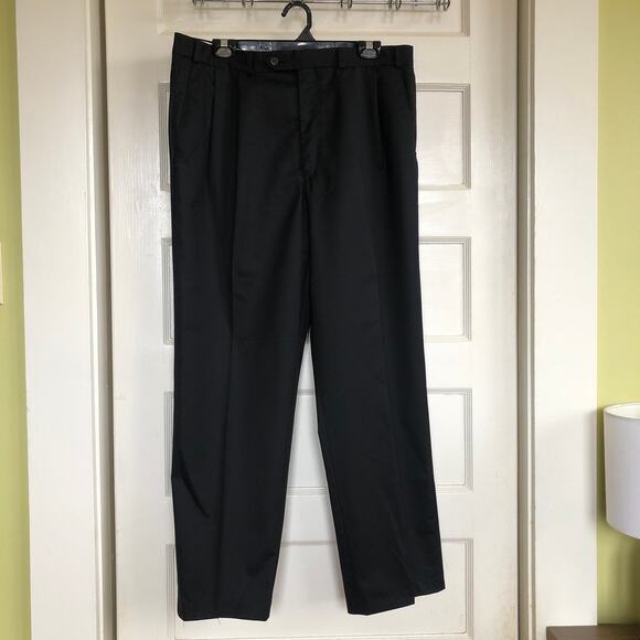 VTG 90s Ralph Lauren Green Label Wool Cashmere Suit 42R Classic Fit Black Canada - Picture 8 of 14